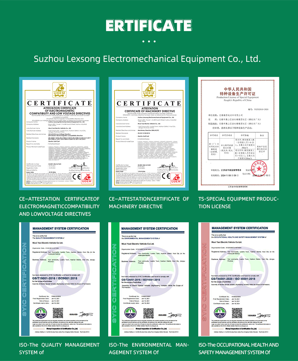 Product certification 1