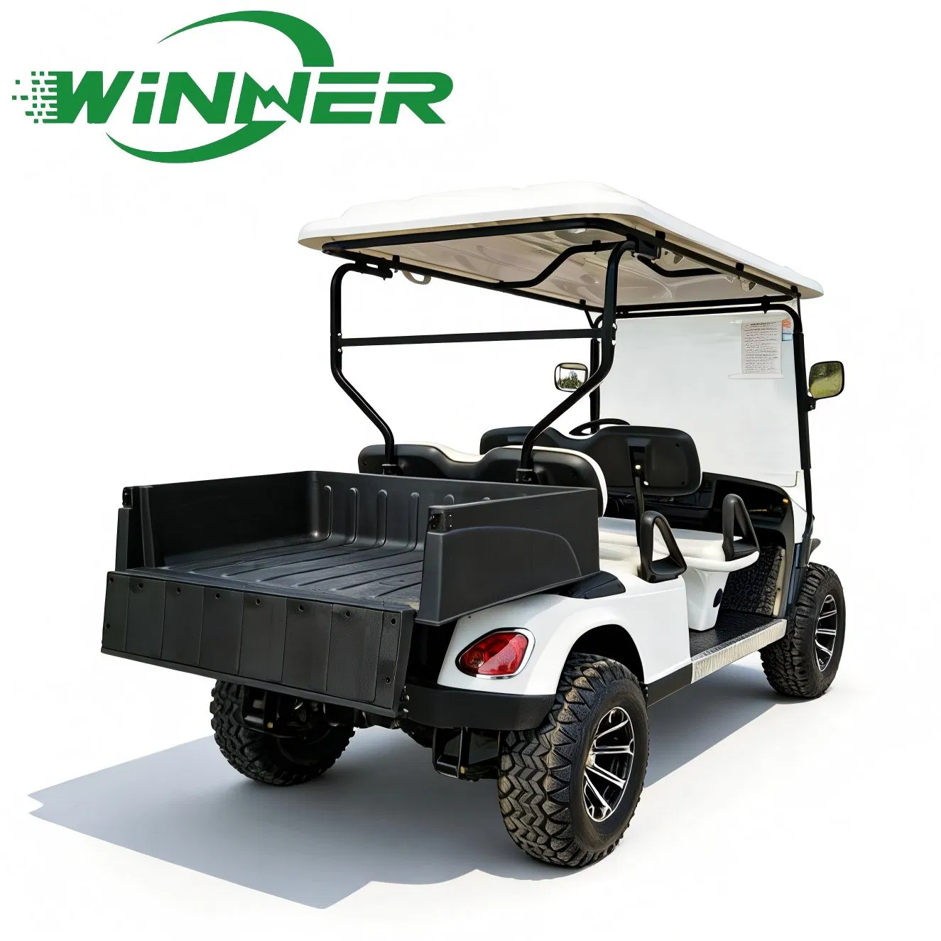 CE Approved 4 Seater with Rear Cargo Box Utility Golf Cart