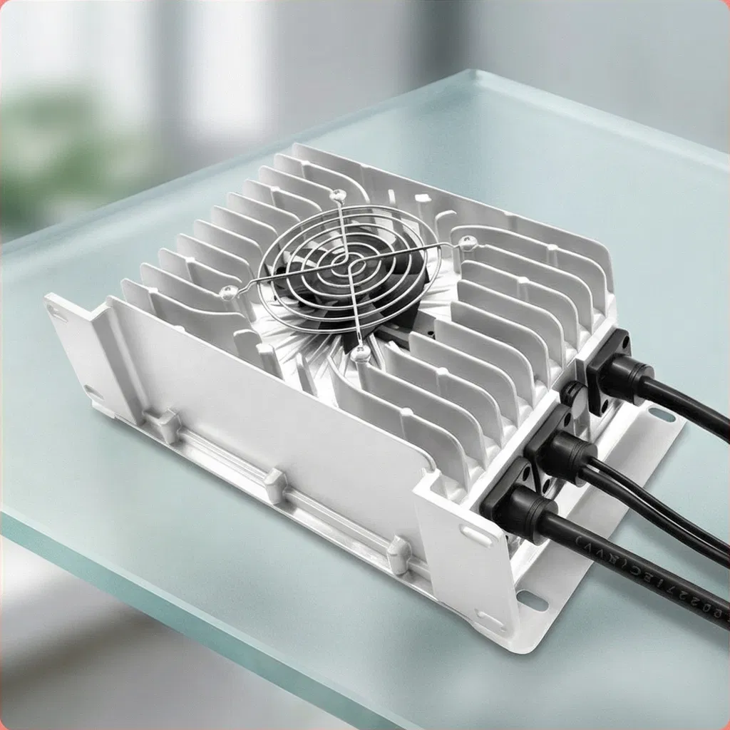 Compact Waterproof Charging Solution for 24V Marine Battery Systems
