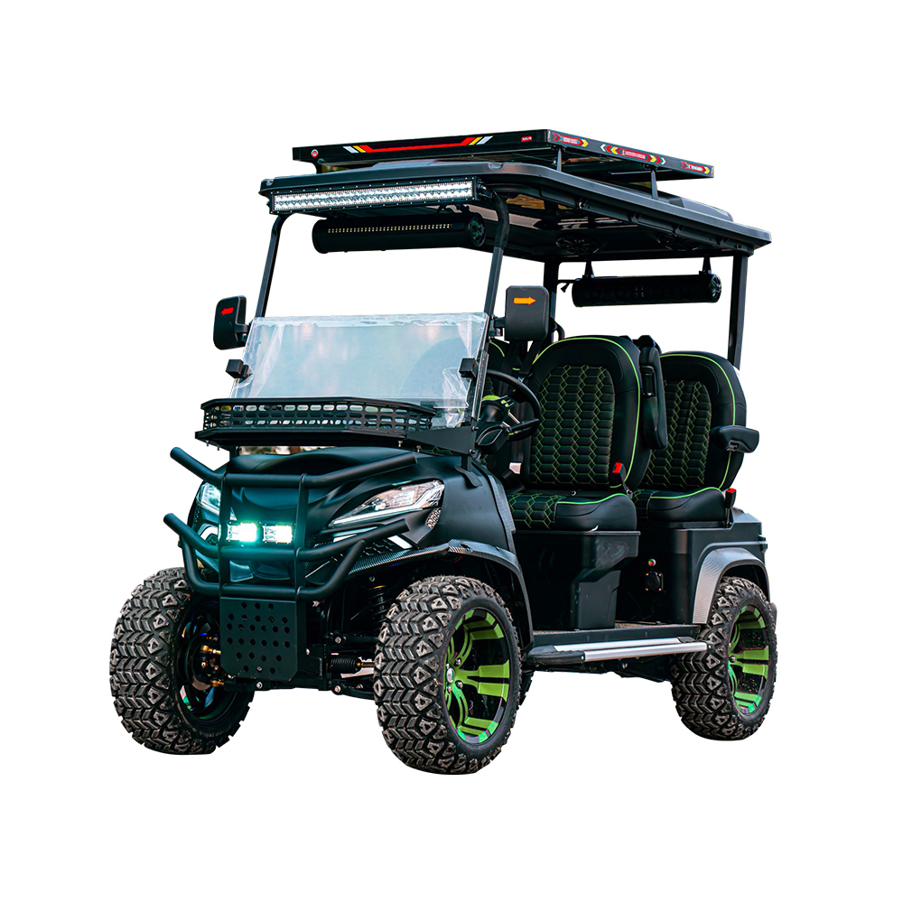 Street Legal LSV Golf Cart with Windshield, Seat Belts and LED Lights, for Gated Community