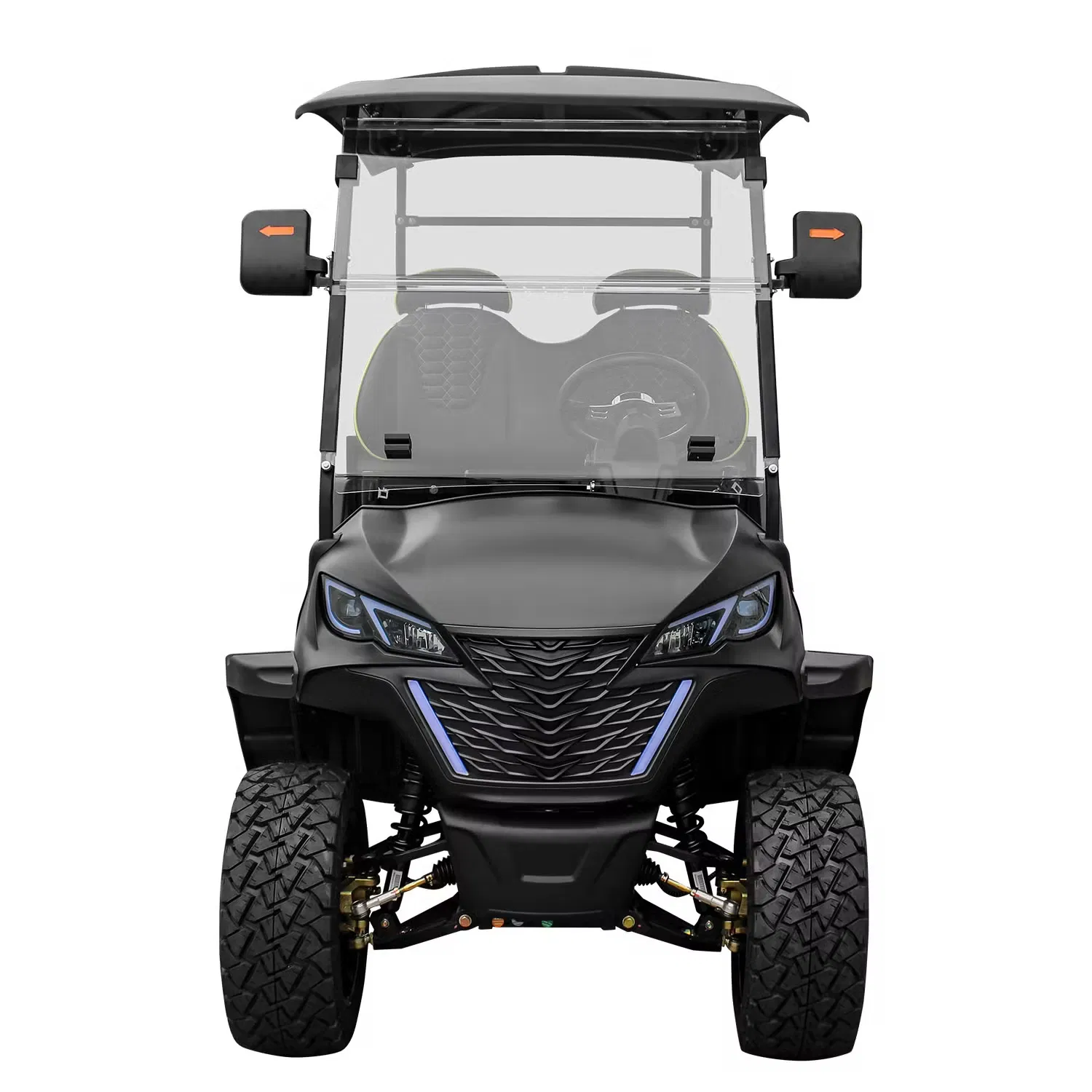 Economic Farm All-Terrain Tyre Electric Buggy Hunting Utility Vehicle Golf Cart with Bed Cargo Box