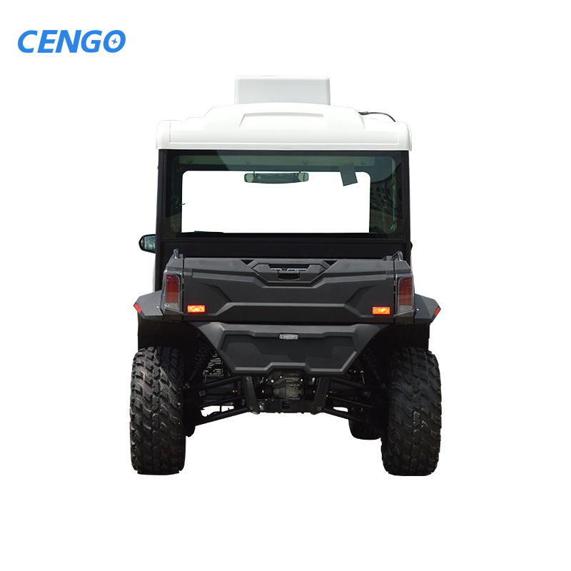 48V Electric UTV Golf Cart with 4 Seats 30-50Km/h Speed 50-70km Range 500kg Capacity CE/GCC Certified Drum Brakes