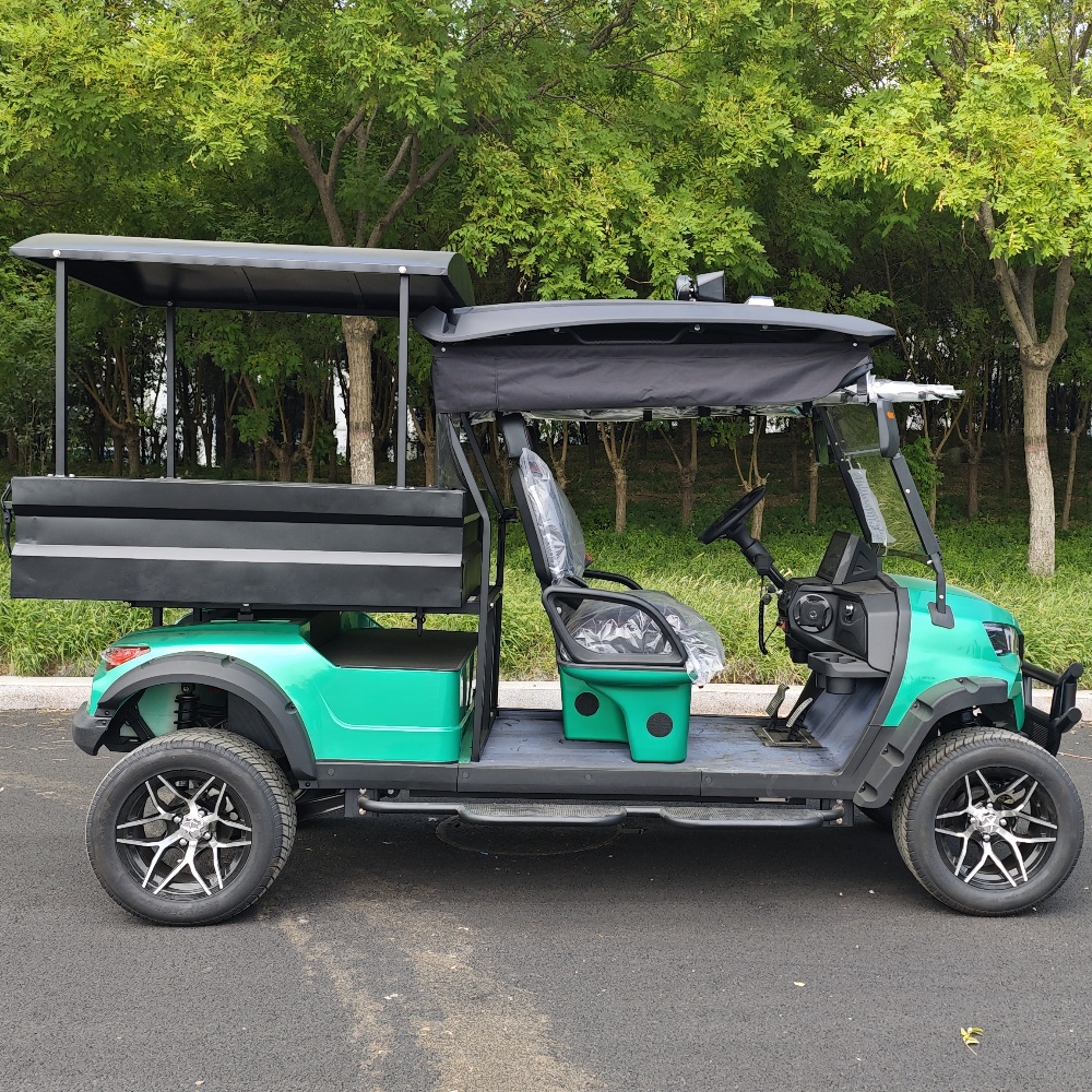 Wholesalers China Cargo Utility Vehicle Off-road Scooter Buggy CE Certified New Design Mini Farm Truck 2024 Electric Golf Carts