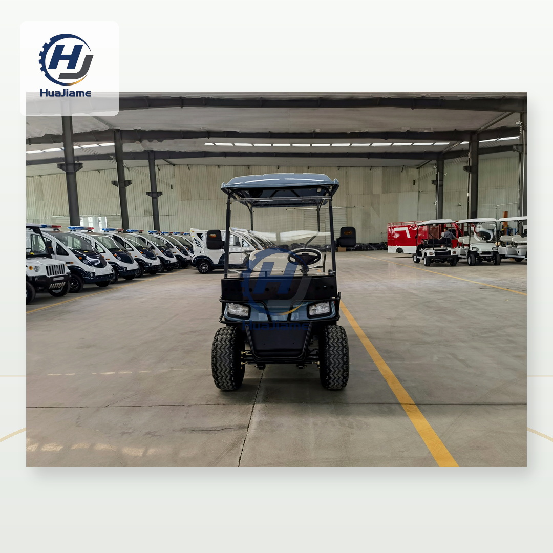 Huajia Royal Blue Compact Narrow Electric Golf Cart Tandem Seating 4-6 Person <150hp Horsepower 72V Battery 800kg Load Capacity