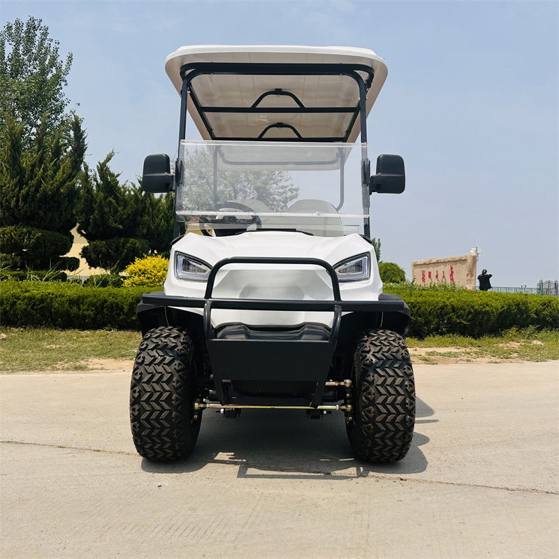 4 6 Seats 72V Li-ion Battery Four-Wheel Disc Hydraulic Brake Aluminium Wheel Electric Golf Cart