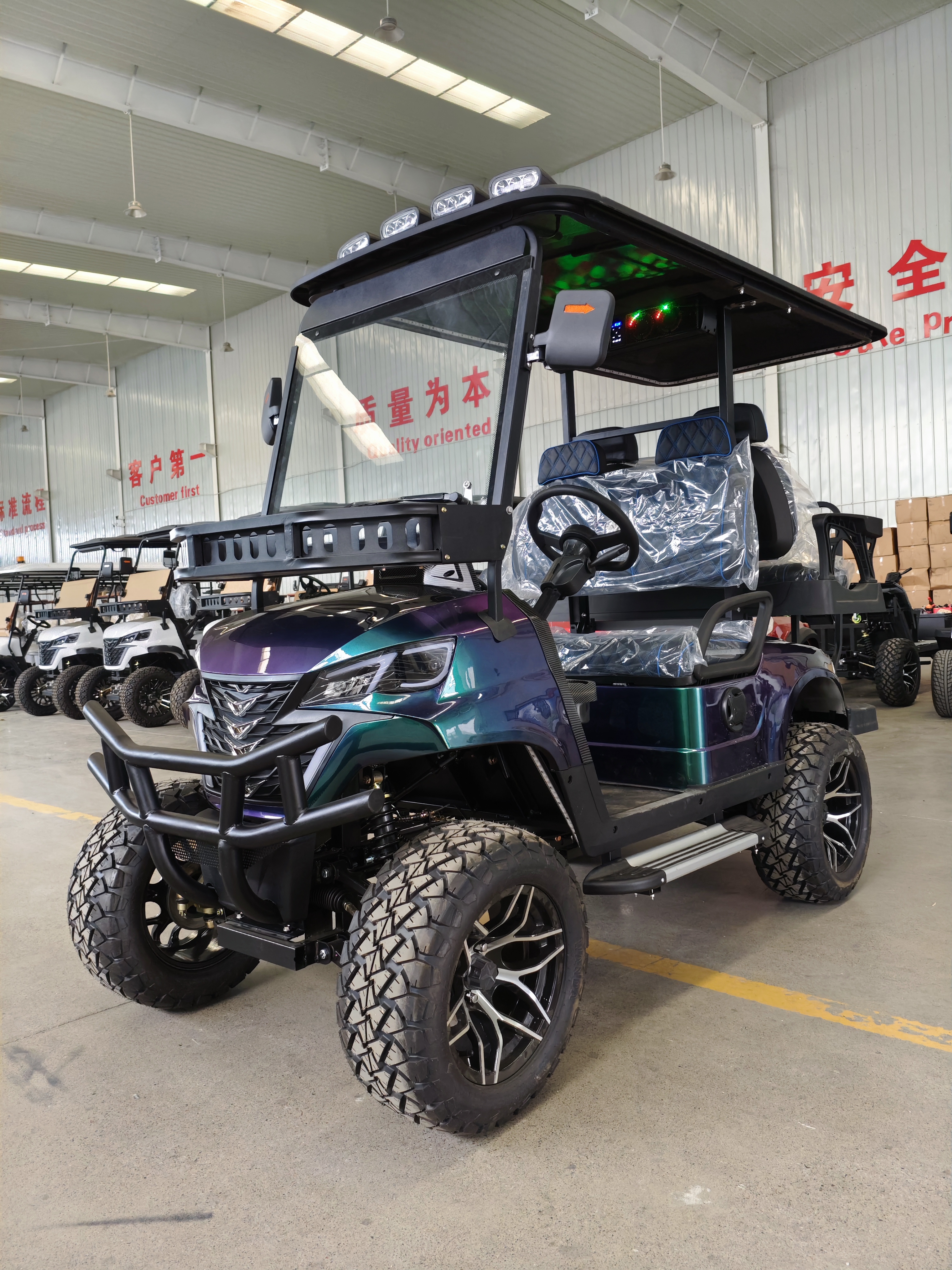 HKBG Standard Good Price Club Car Golf Cart Electric Golf Club Cart Off Road Street Legal Golf Cart