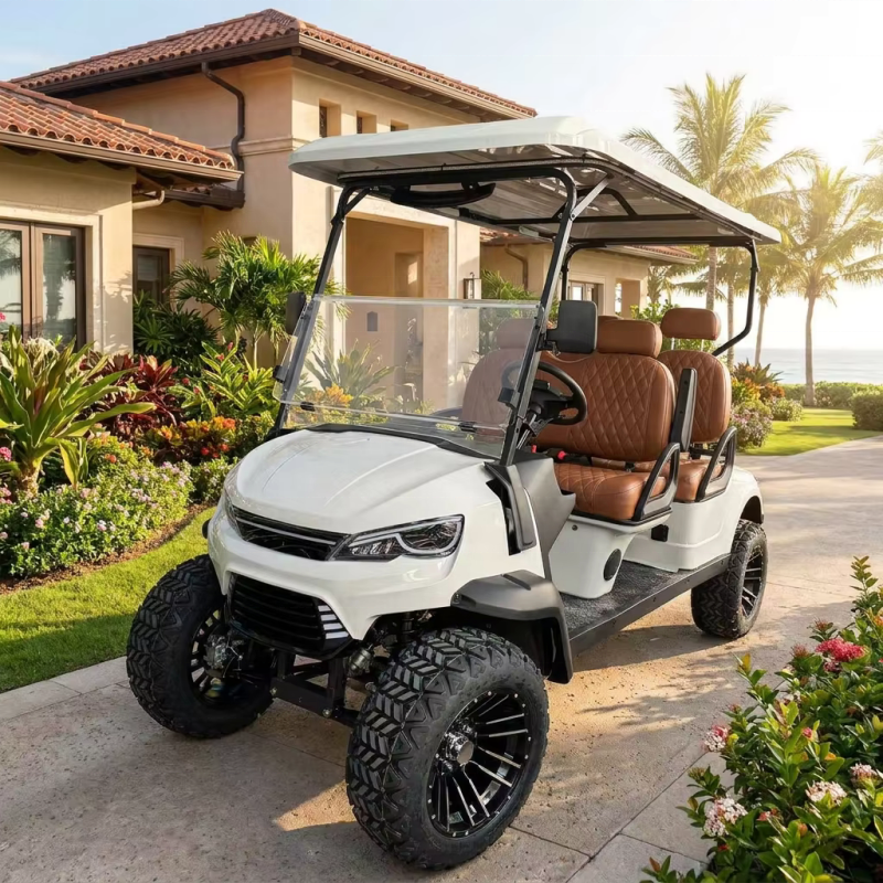 Street Legal 4 Seater Electric Golf Cart LSV High Speed Long Range Lithium Battery Technology Professional Export Quality Buggy