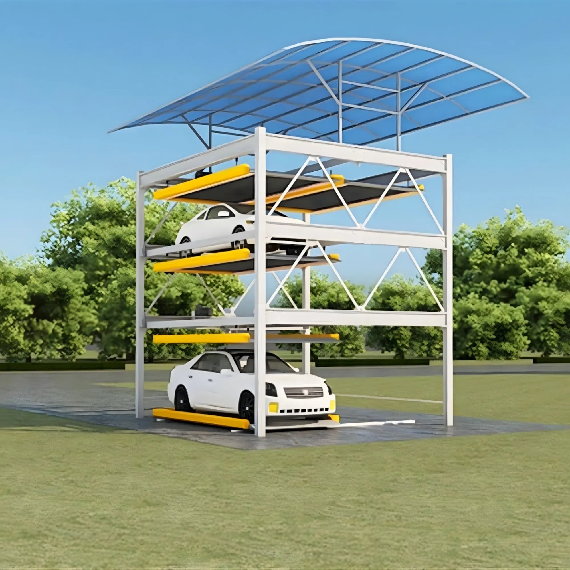 Smart Modular Parking System with Puzzle Configuration and Easy Maintenance