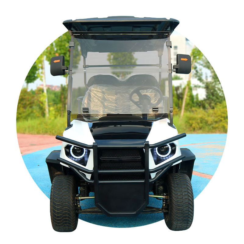 Heavy Duty 4-Seater Electric Golf Cart with Disc Brakes and Lifted Suspension