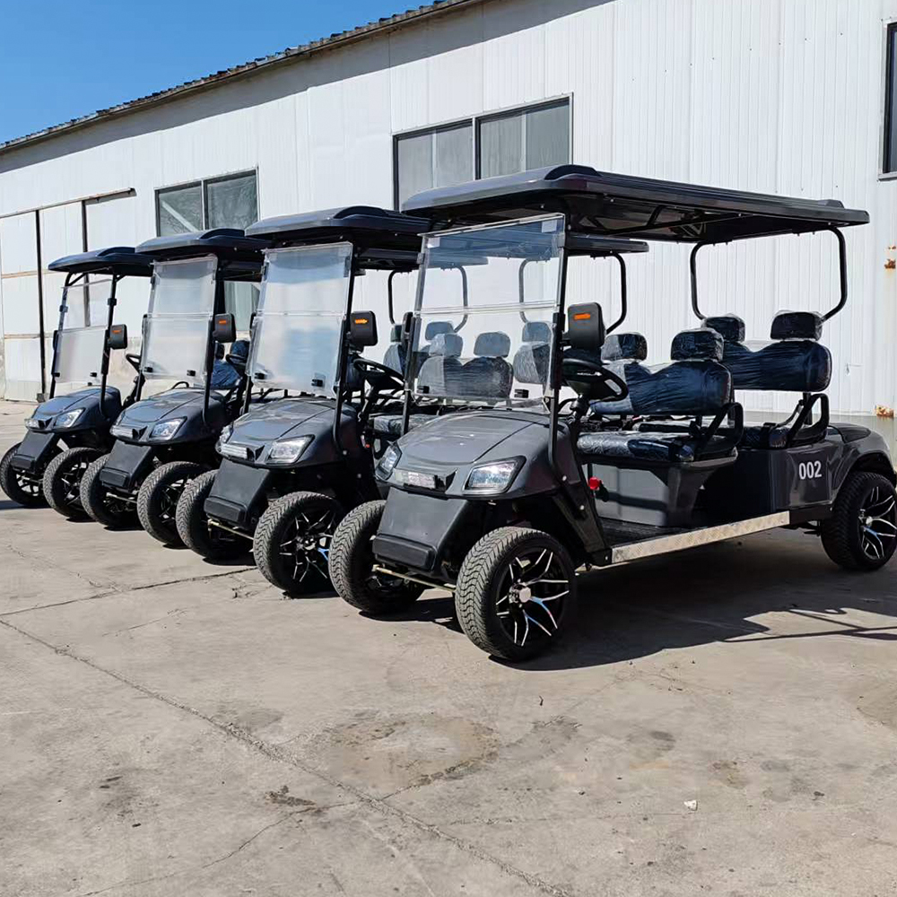 Factory Price Luxury 2/4/6/8 Seater Comfortable Electric Golf Cart 48v 72v Battery Custom Off-Road Electric Golf Cart for Sale