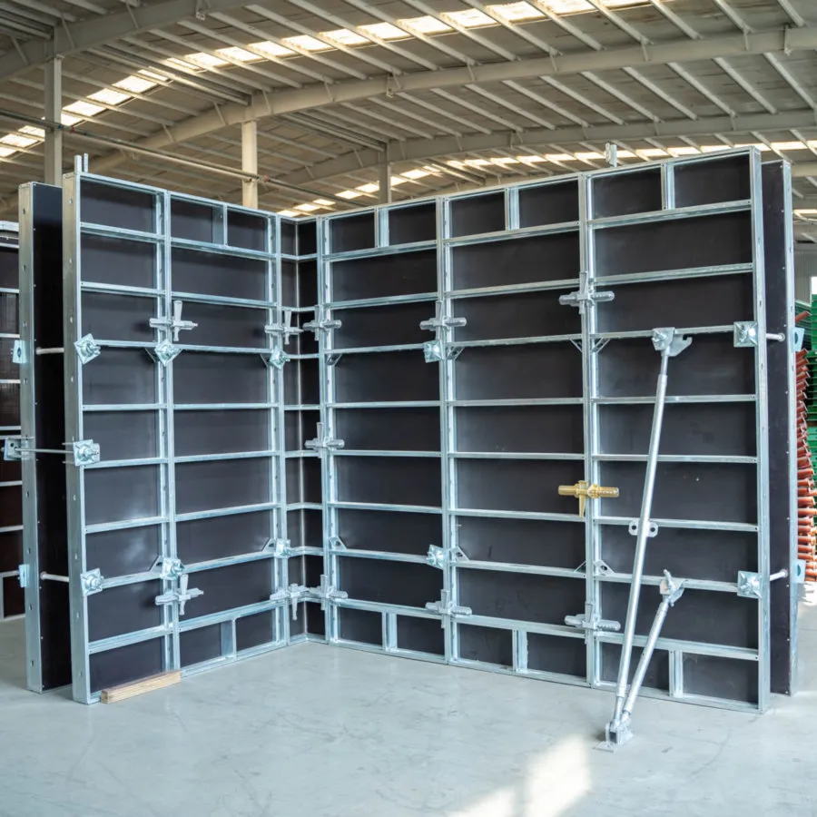 Compression Resistance Modular Panel Reusable Wall Formwork System