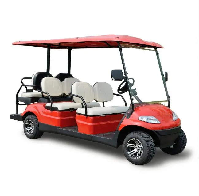 Lithium Golf Cart Electric 6 Seats Buggies with 12 Inch Tire