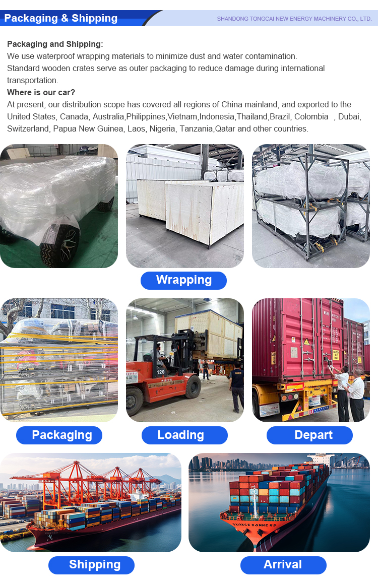 Packaging details and logistics shipment