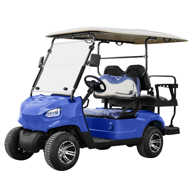 3500W Solar-Powered Four-Seater Golf Cart Eco-Friendly Electric Golf Vehicle