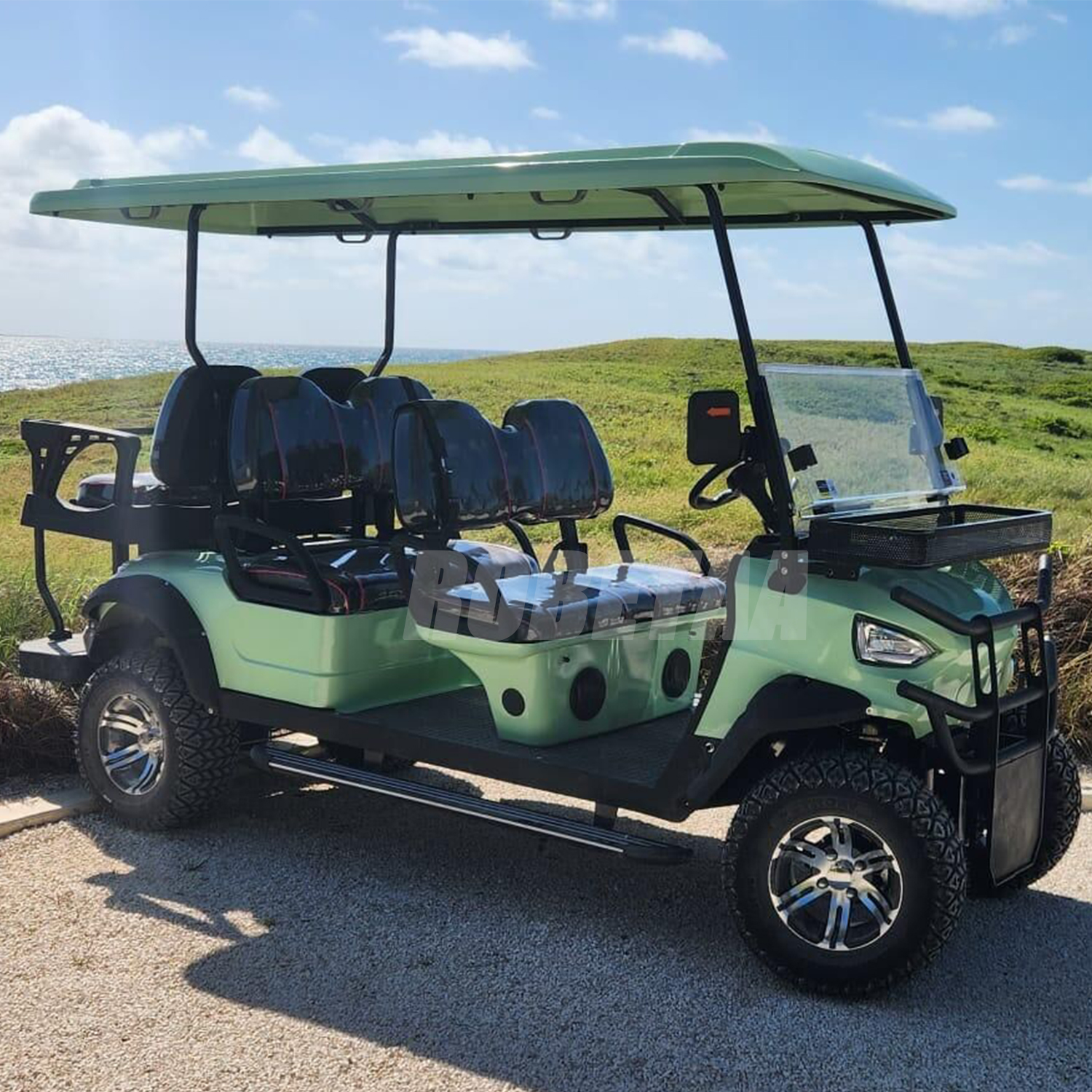 2026 New Design Lithium Golf Cart with Solar Panel 6 Passenger off Road Golf Cart Electric