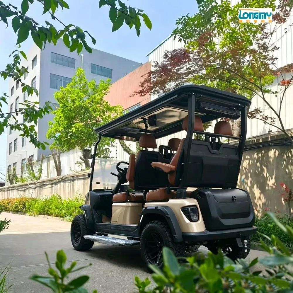 4-Seater Golf Cart with Customizable Colors and Logos