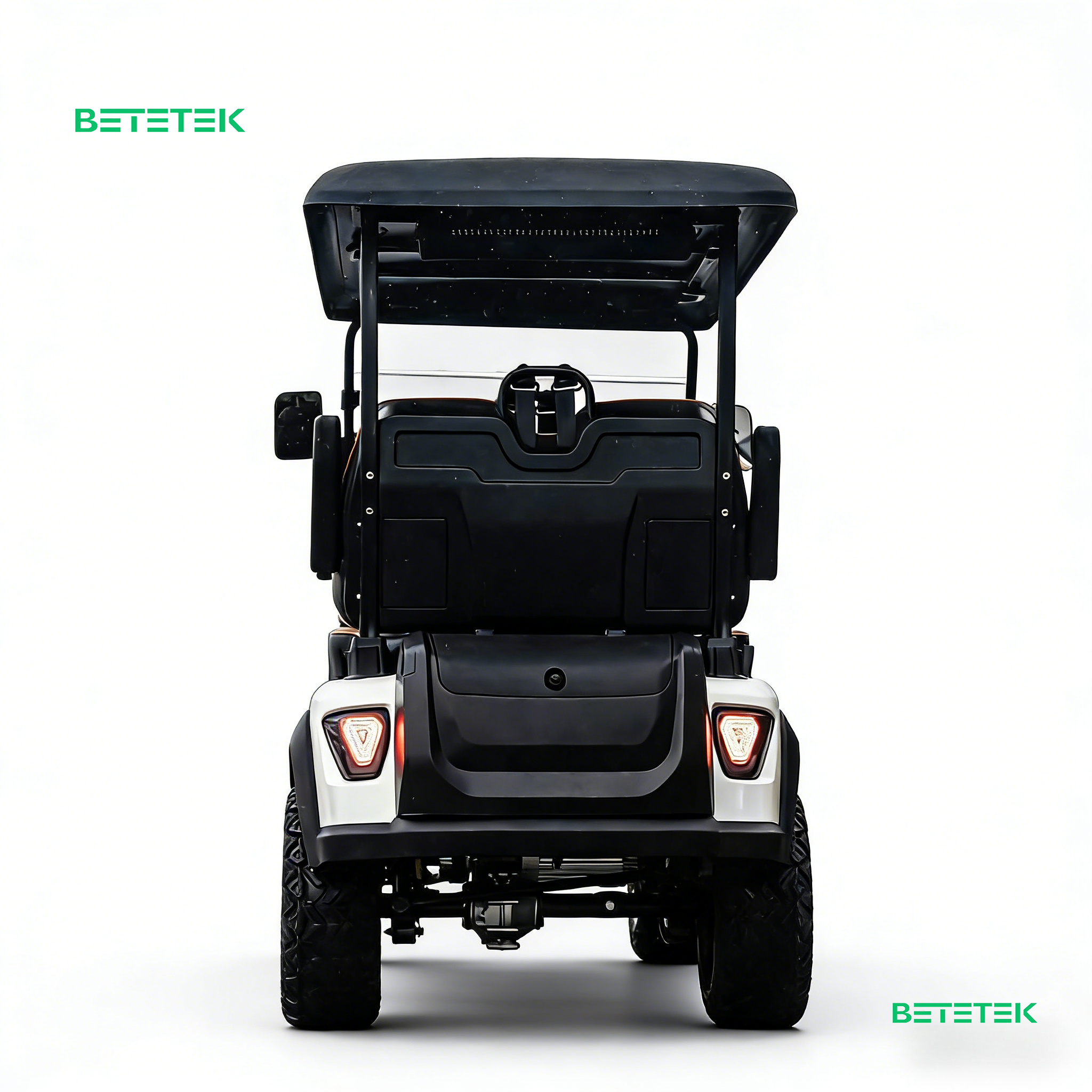 BETETEK Production Base Reinforced 4 Seater Full Electric Heavy Load Bearing Stable Driving Golf Cart for Estate Golf Club