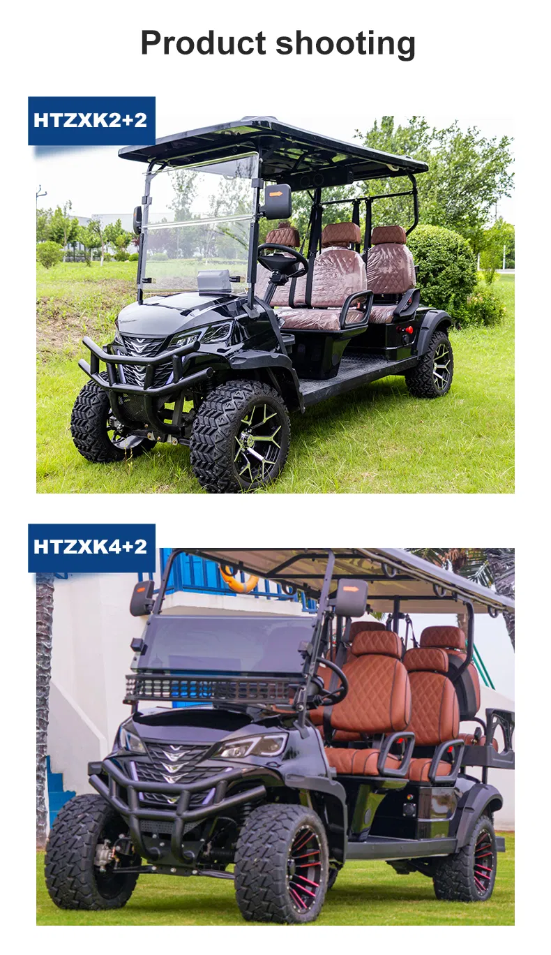 Electric Golf Car Golf Club Golf Cargo Car AC Motor Utility Wheel 6 Seater Trolley Golf Course Electric Golf Buggies Cart Manufacturer