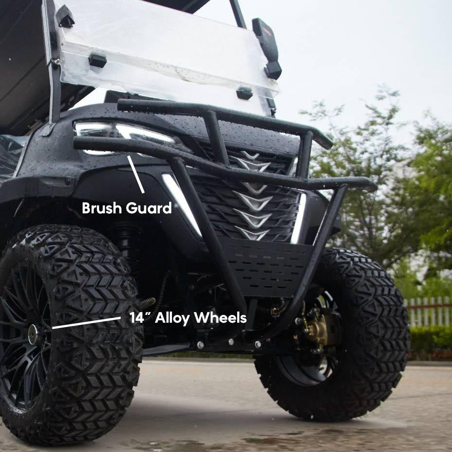 Tongcai &amp; Kepler 4-Seat Weatherproof Enclosed Rain-Ready Golf Buggy Full Cabin Protection, Wipers Included, Ideal for Wet Climates Electric Golf Cart