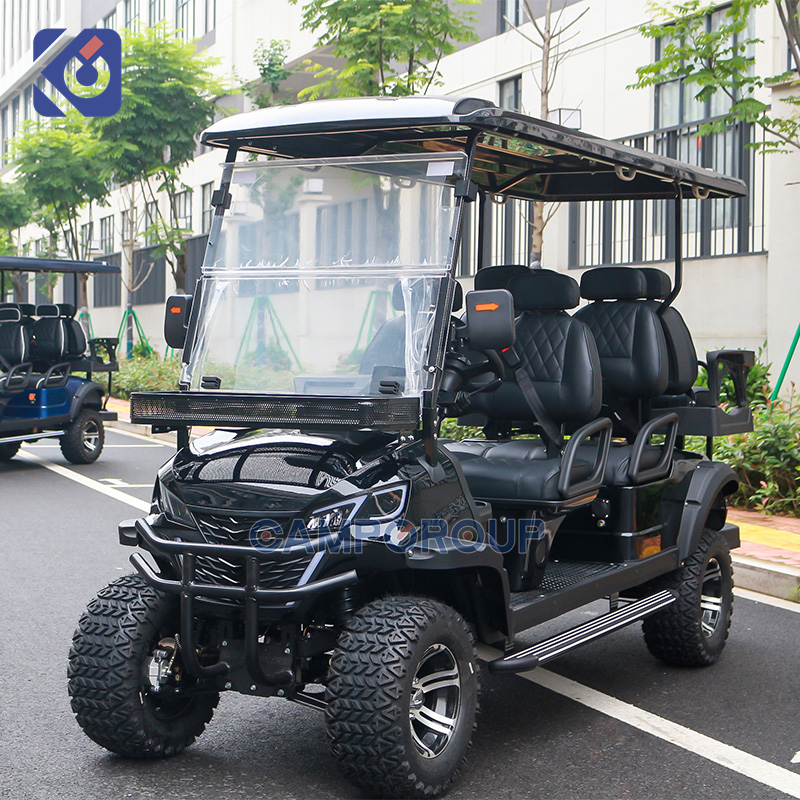 CAMP 6 Seat Golf Cart Luxury Gasoline Off Road Golf Buggy Club Car Gas Powered Golf Cart
