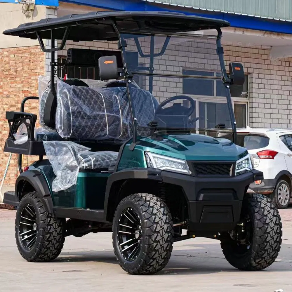 2/4/6/8 Seater 4X4 Electric Golf Cart with Cargo Bed for Farm and Ranch Utility Sightseeing Car