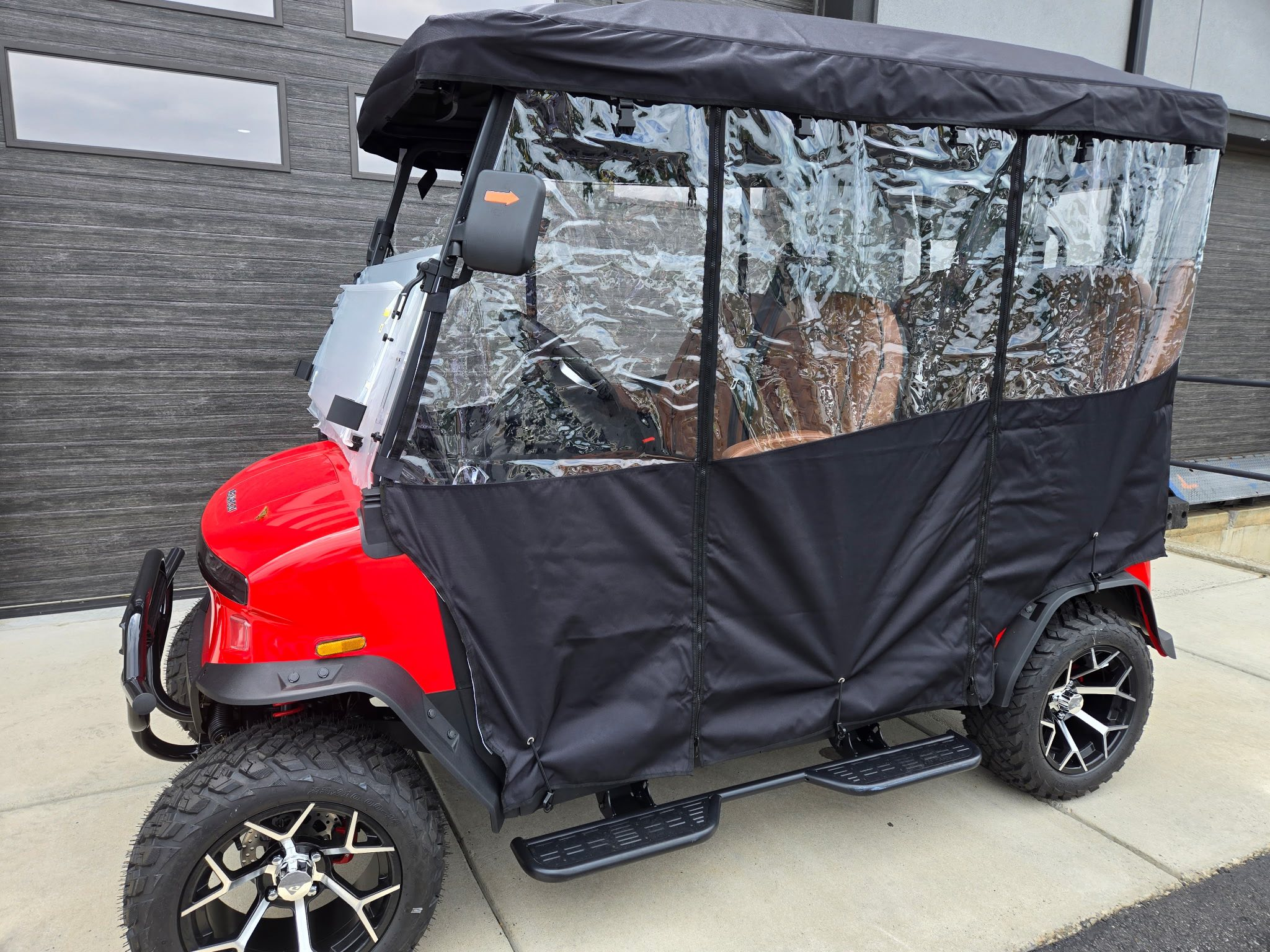 Electric Golf Cart Rear View
