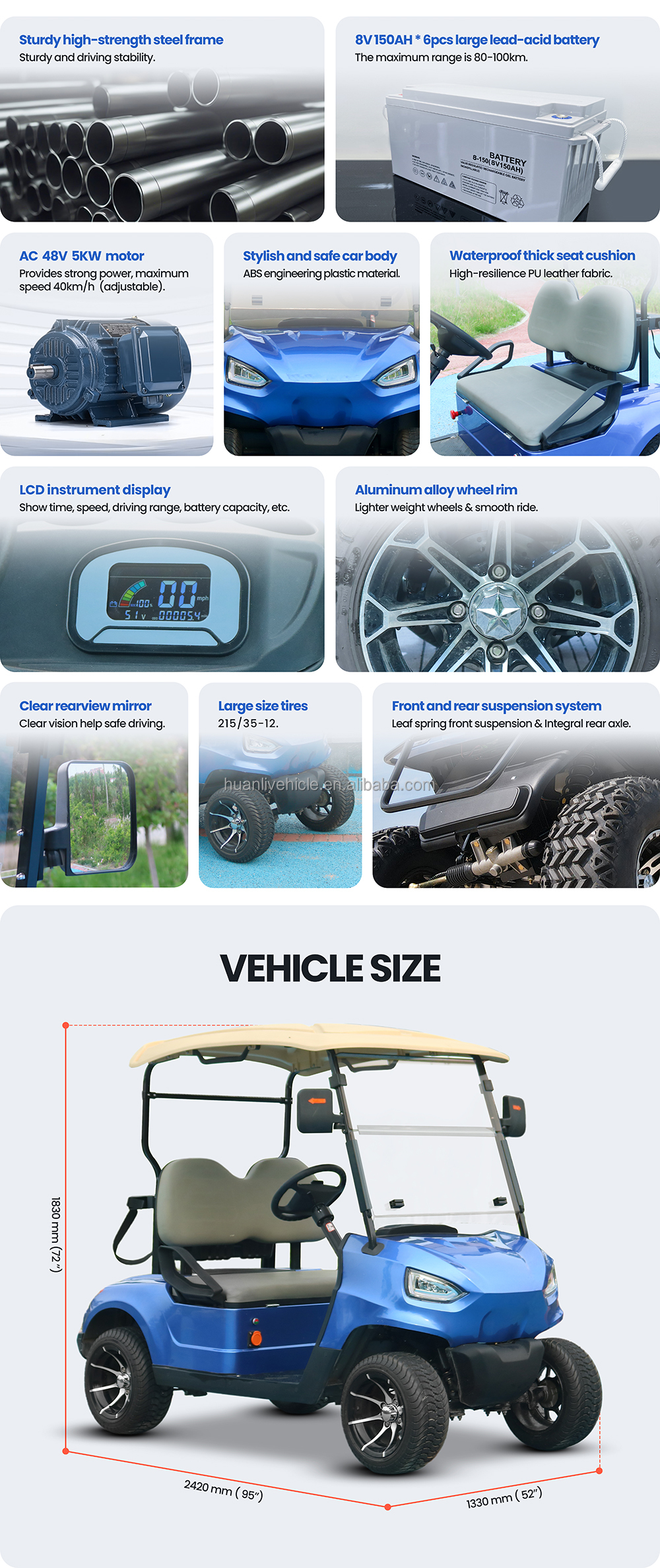 Electric Golf Cart Showcase 1
