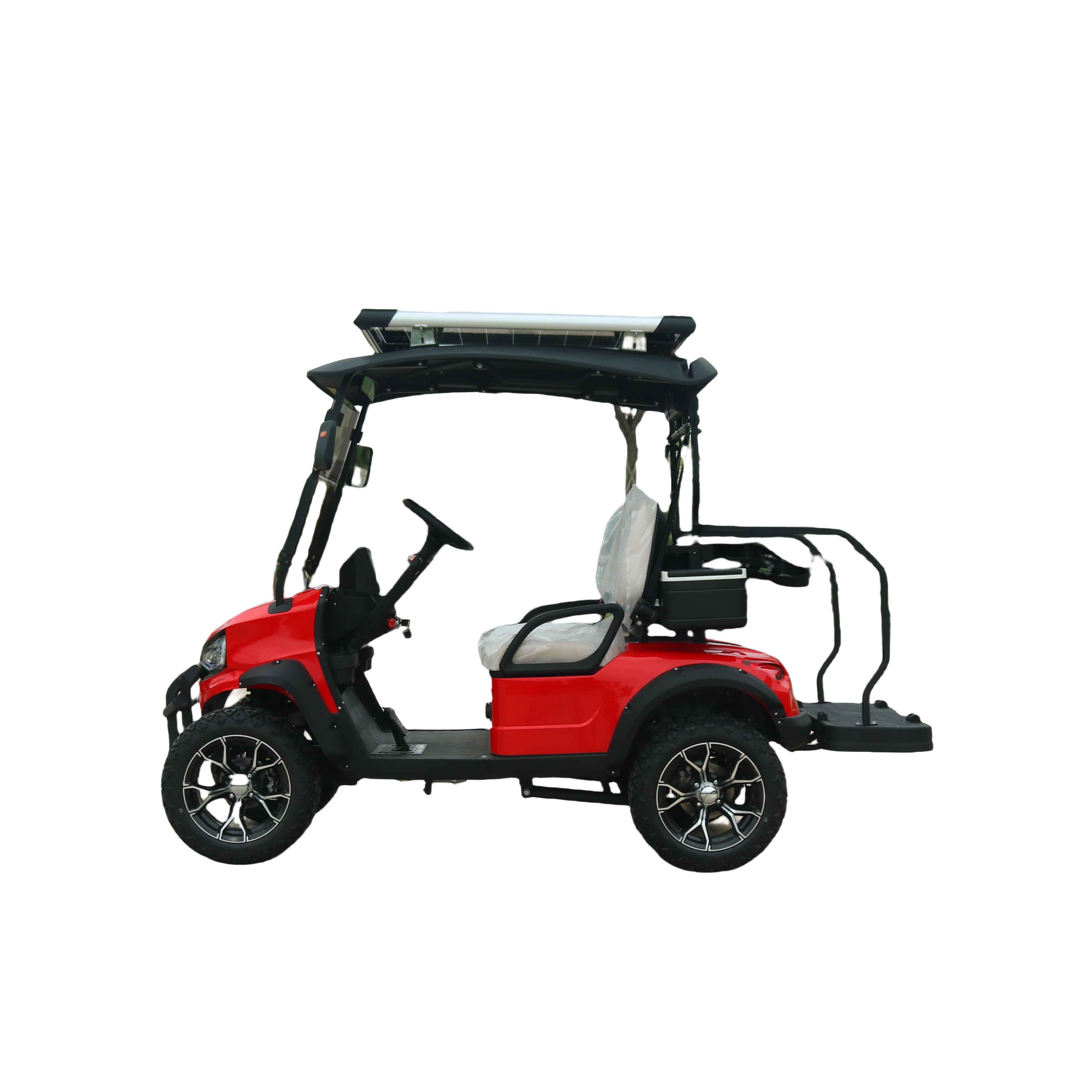 2-Seaters Red Electric LSV Golf Cart 3.5KW/5KW Street Legal for Community