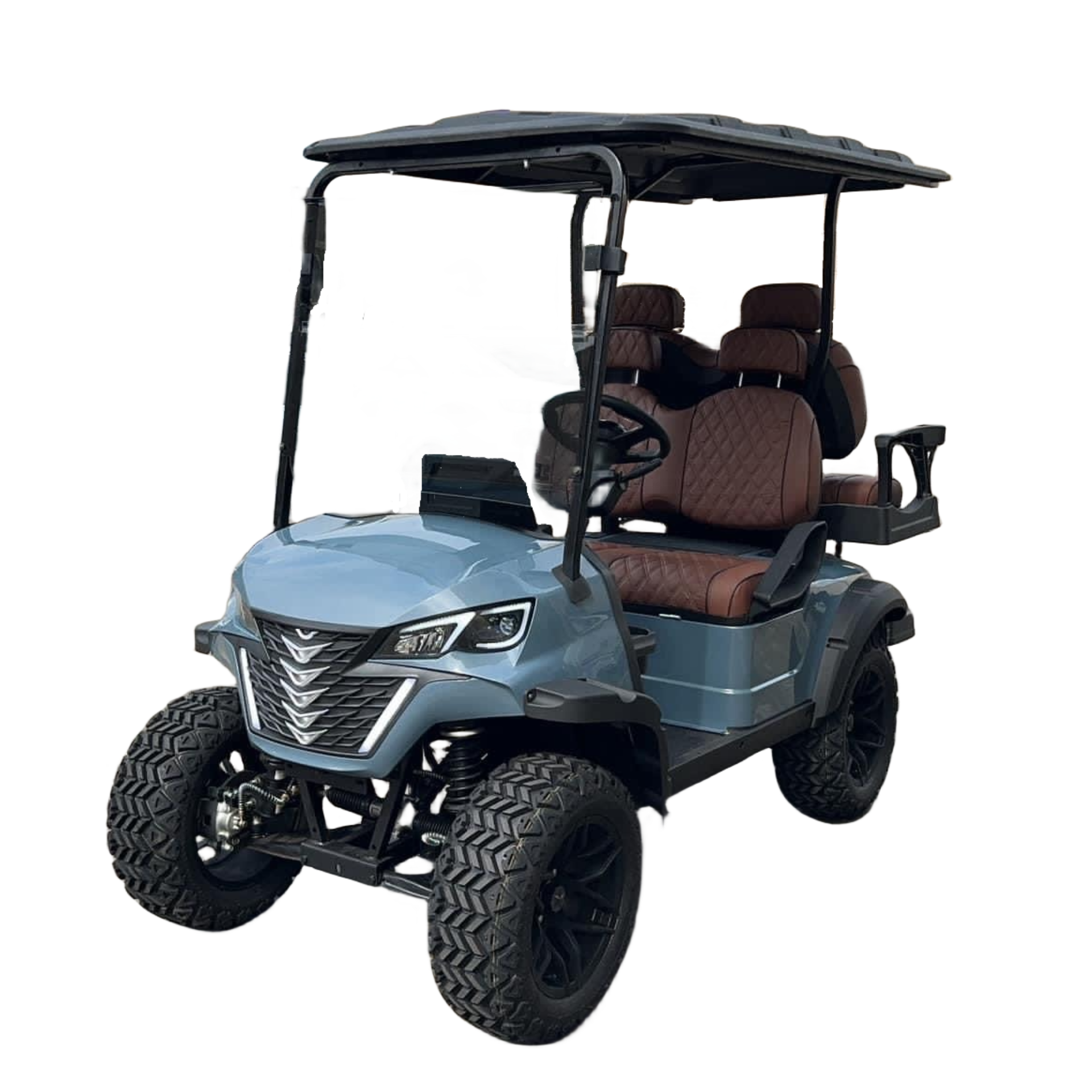 Wholesale Price Durable 2/4 Seater Electric Golf Buggy Gas or Electric Powered Utility Vehicle for Golf Course Fleet Rental