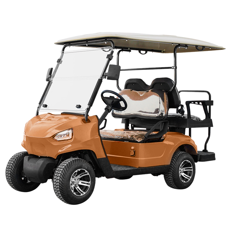 3500W Solar-Powered Four-Seater Golf Cart Eco-Friendly Electric Golf Vehicle
