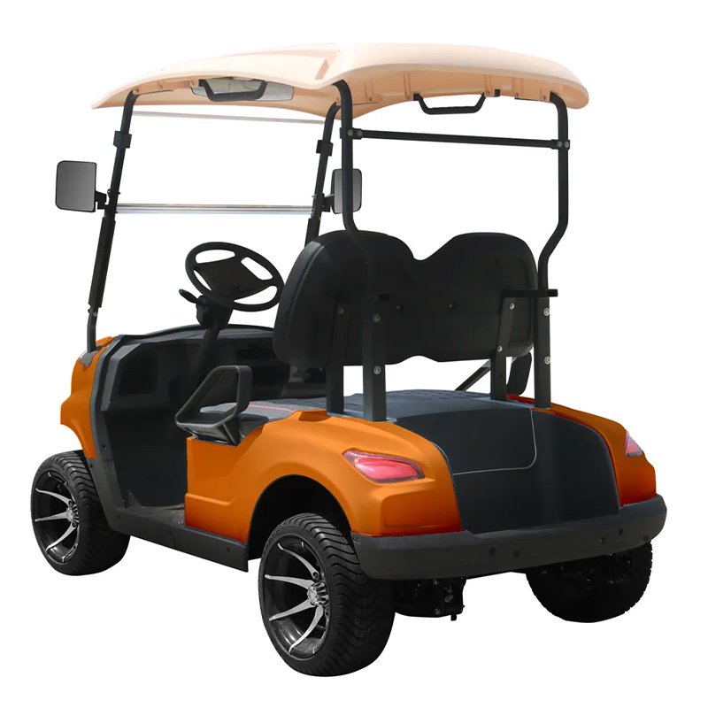 Intelligent 2 Seater Golf Cart With Lithium Battery for Member Pickup Wilderness Travel Eco Friendly Luxury Interior