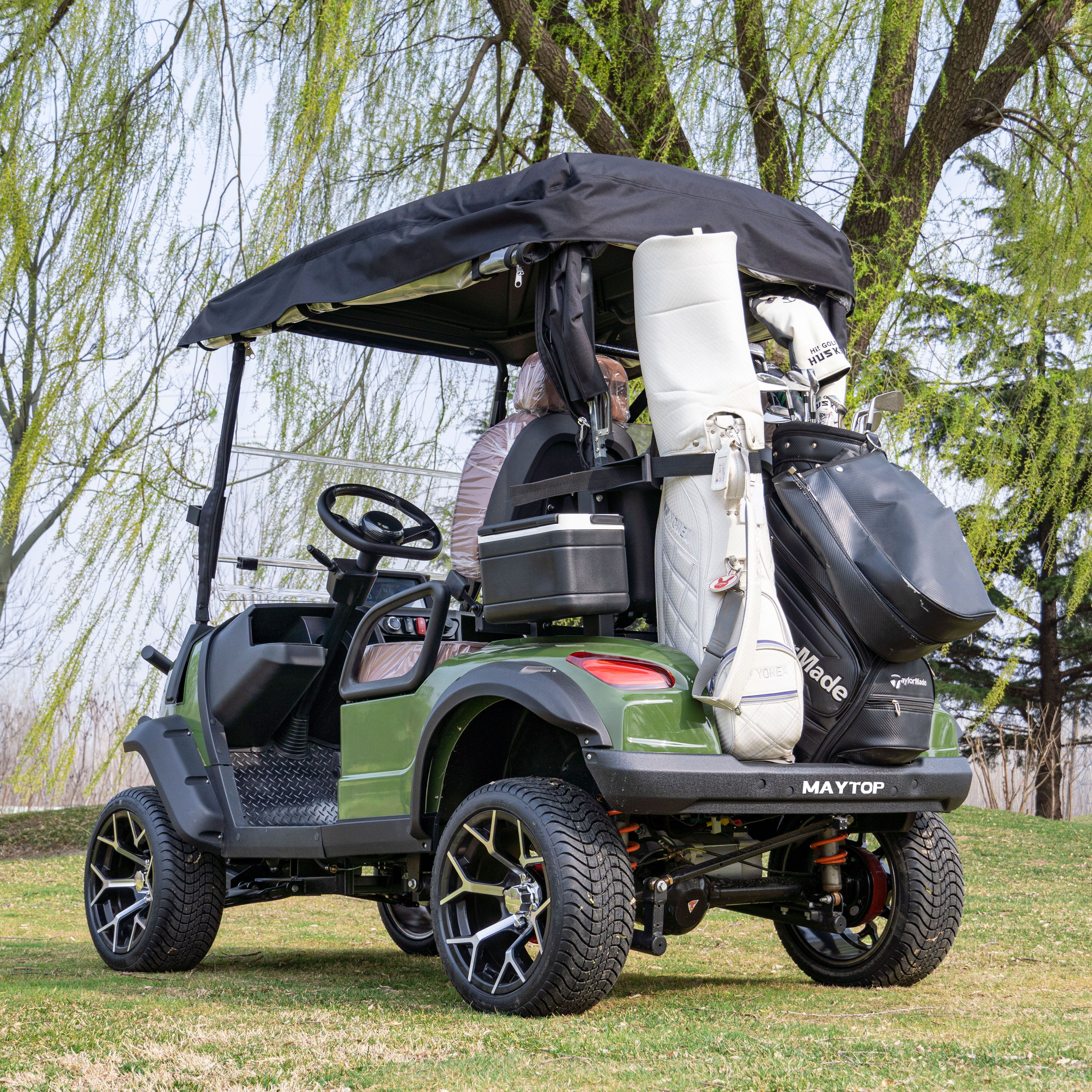 Luxury Two-seater Golf Cart with an 80-kilometer Range Off-road Electric Golf Cart