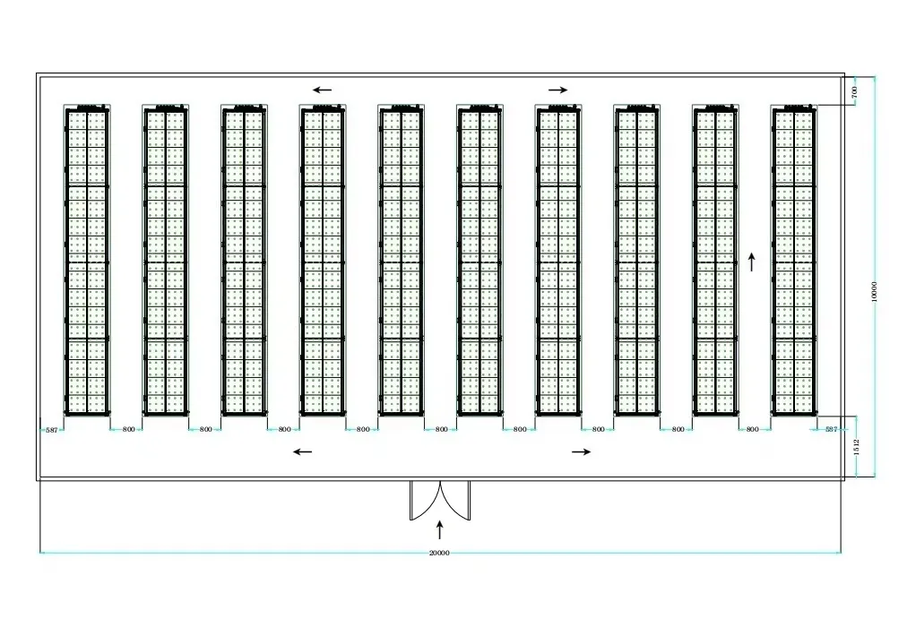 Hydroponic System Nft Technology - Modular Vertical Grow Racks & Full-Spectrum LEDs for Commercial Farms