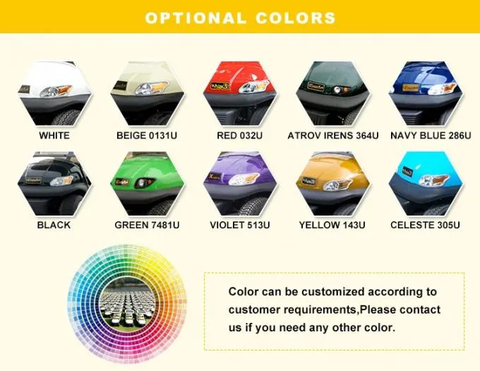 Optional Color choices