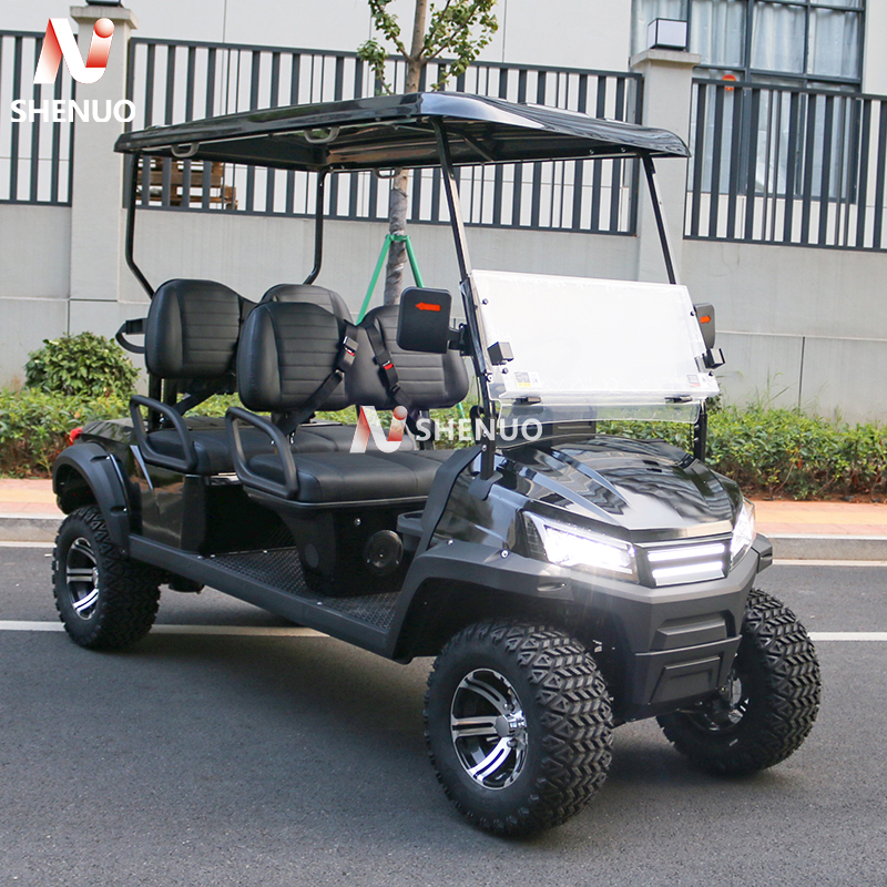 Street Legal LSV Electric Golf Cart-72V 25mph 45 Miles Range DOT Certified 4-Seater for Community Living