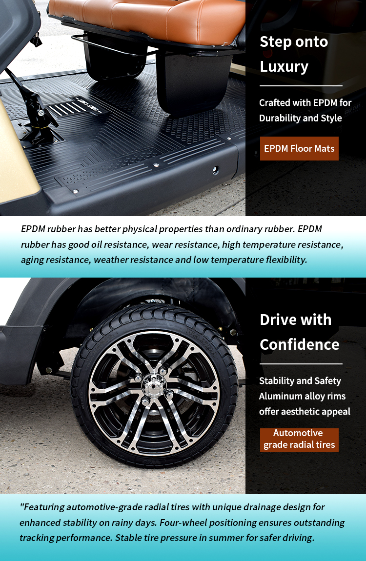 Electric vehicle custom seating