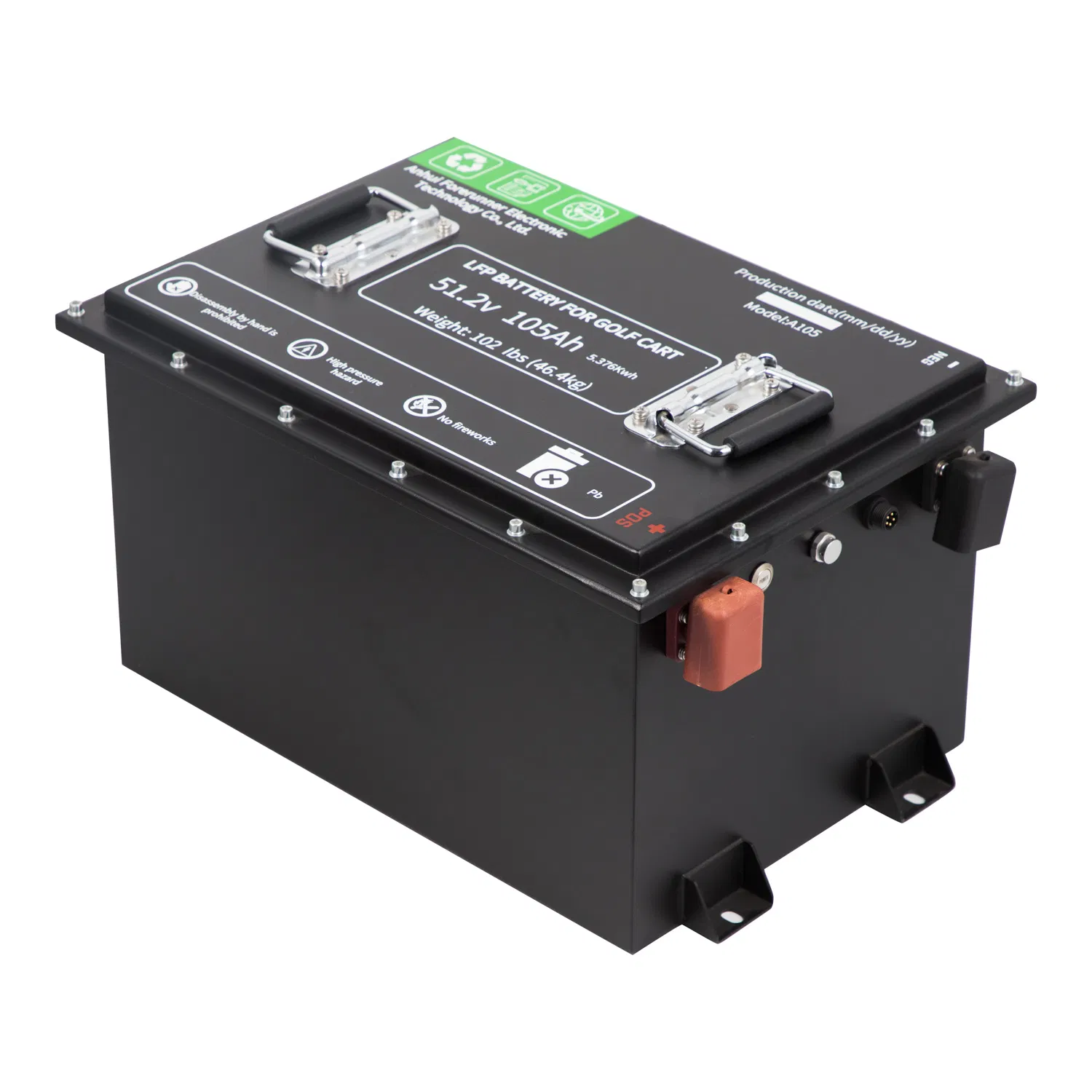 LiFePO4 Lithium Battery System for Electric Golf Carts