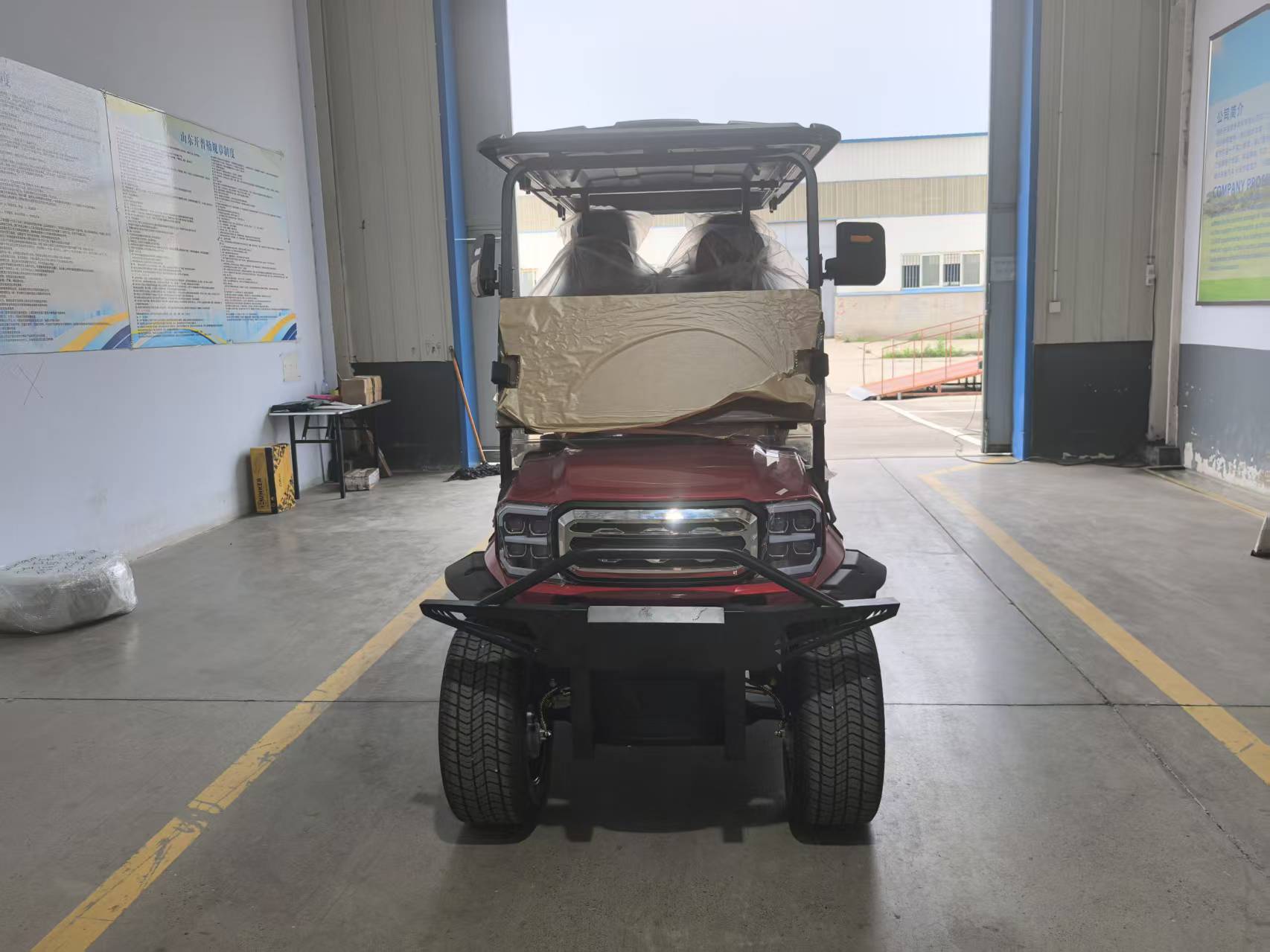CE Street Legal 48V Lithium 6 Seater 30-50km/h Speed Side Tool Boxes Luxury Resort Hunting 6 Passenger Electric Golf Cart Buggy