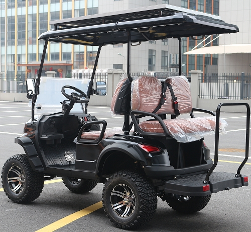Lvzo Ride Comfort: Electric Golf Cart with Shock- Absorbing Suspension