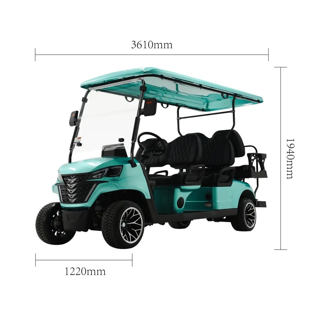 6 Person Solar Mini S Electric Golf Cart Low Speed Like Skateboard Gps Remote Control Star Ev for Sale