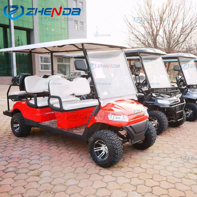 Street Legal Classic 48V Club Car Gas Powered Golf Cart Lithium Battery Golf Carts for Sale