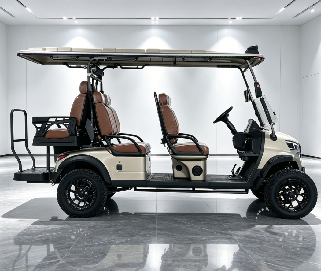 Electric Golf Cart Scene