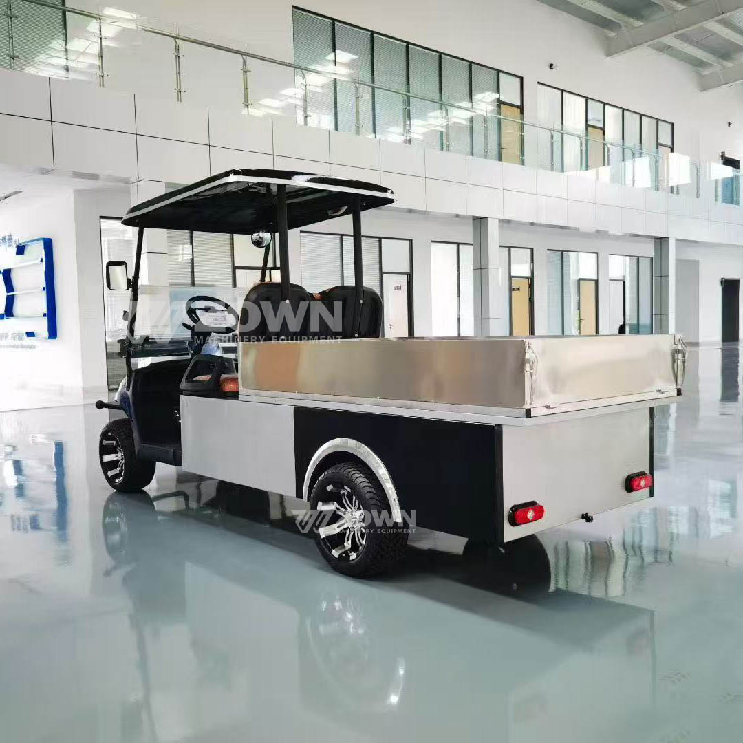 Customized 2 Seater Electric Cargo Golf Cart AC Motor 3/4/5KW Lithium Battery Off-Road Mini Pickup Truck All-Terrain CE Q235B