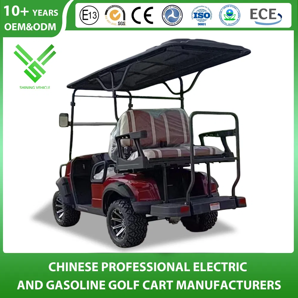Sightseening Hunting off Road Club Car 48V 72V Utility Mini Lifted Lsv Electric Golf Cart with Cargo Box/Cargo Bed
