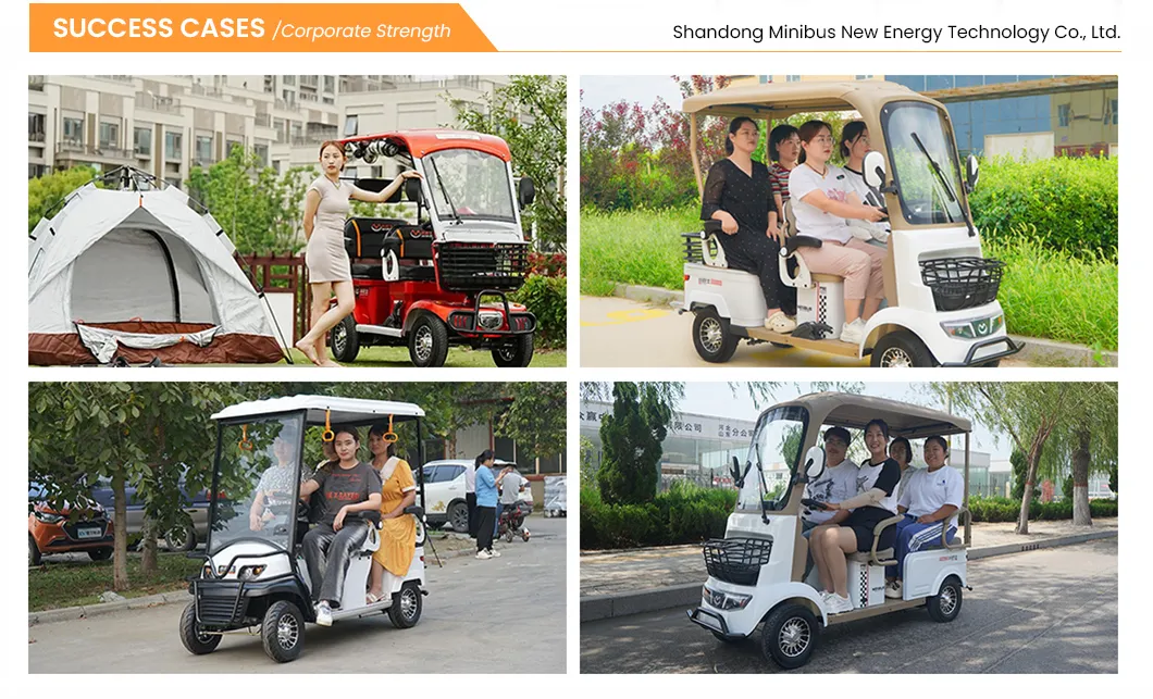 Luxurious A2 Dual-Brake Electric Golf Buggies Cart for 45km Long