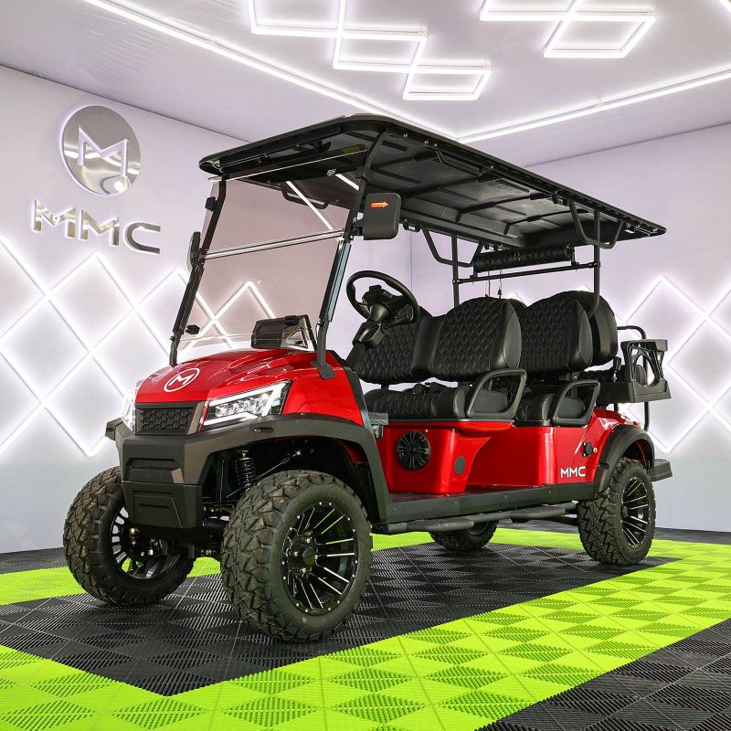 4WD Electric Golf Cart 5-6 Seater All-Terrain Utility Vehicle with High Torque 50MPH for Hilly Courses &amp; Resorts