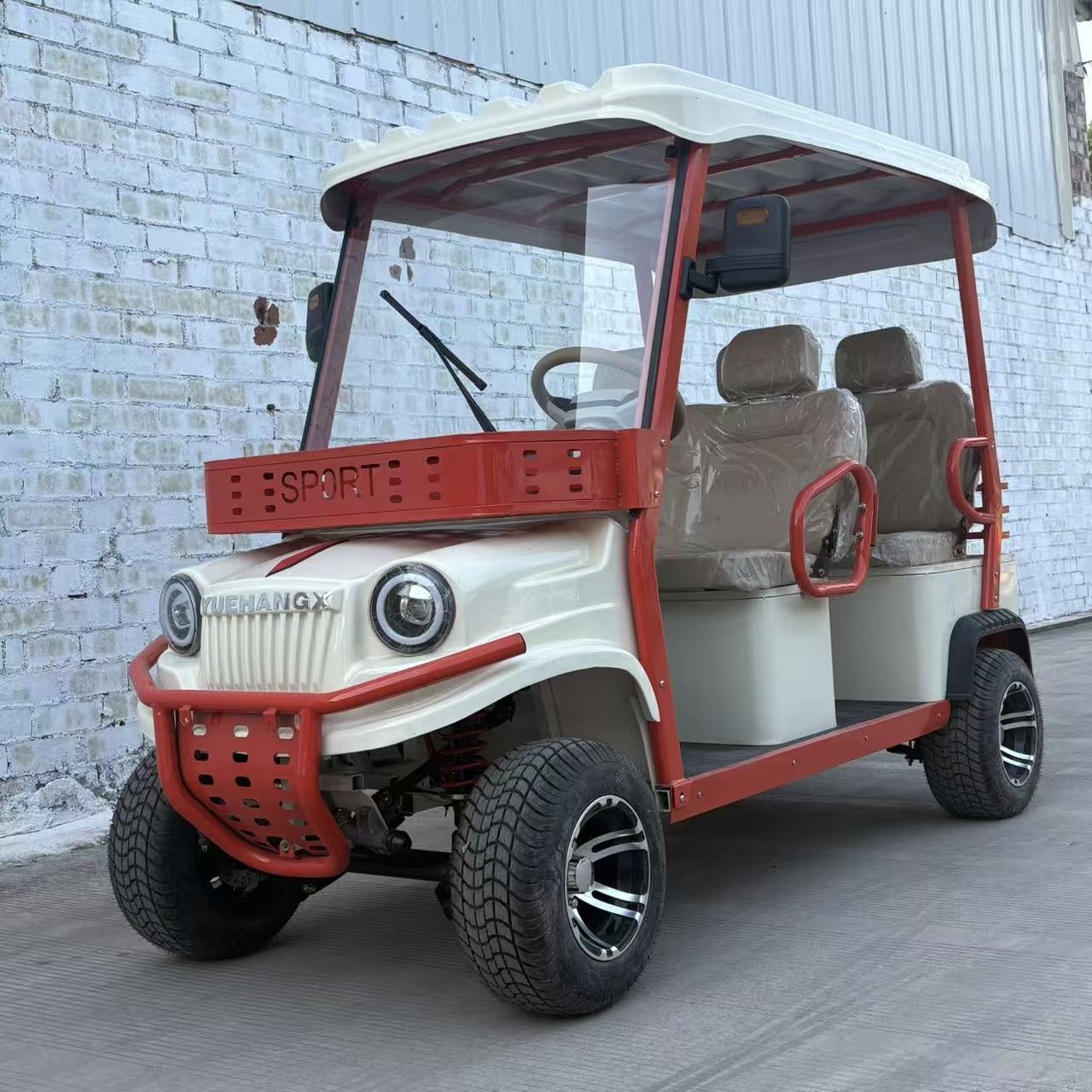 Rugged Electric Golf Buggy Designed for Hills, Sand, Grass and Rough Terrain, Stable, Smooth and High Torque Performance