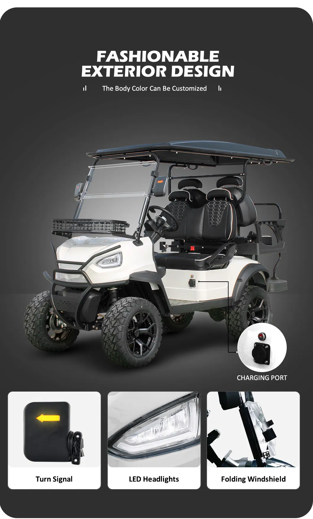 Electric Golf Cart Features