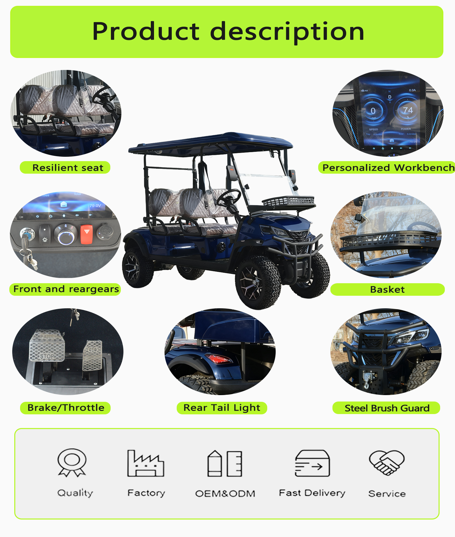 Golf Cart Design Specs