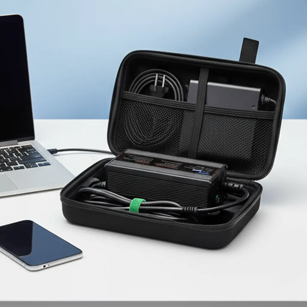 Advanced 500W Smart Battery Charging System with Agv Robot